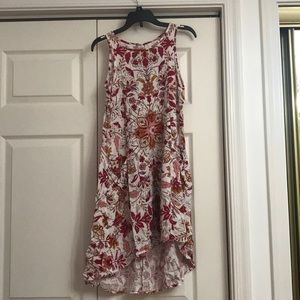 Hi-Low Floral Dress
